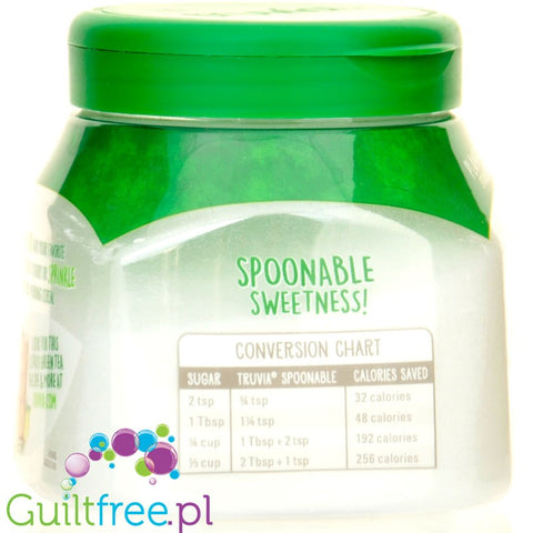 Truvia Stevia Leaf 280g USA - naturalny słodzik w kryształkach 0kcal ze stewią i erytrytolem