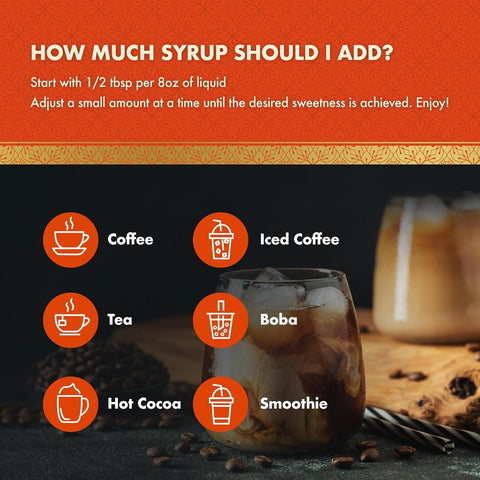 Choc Zero Coffe Syrup, Caramel - syrop do kawy bez cukru i sukralozy z błonnikiem