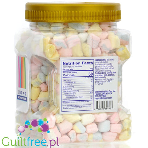 Choc Zero Freeze Dried S'Mallows Vanilla - liofilizowane błonnikowe keto mini pianki marshmallow bez cukru i maltitolu