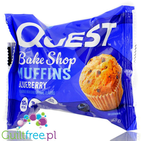 Quest Bakery Shop Blueberry Muffin - jagodowy muffin proteinowy 10g białka