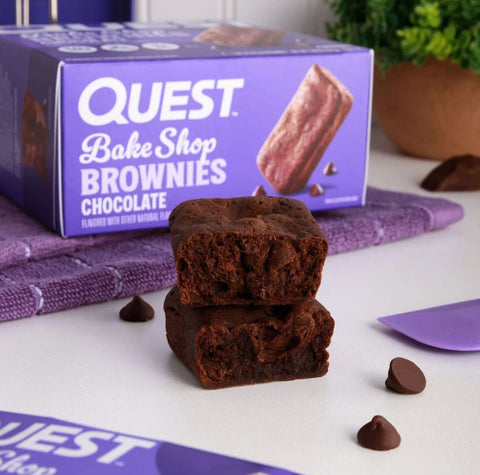 Quest Bakery Shop Chocolate Brownie - protein brownie with chocolate 10g protein
