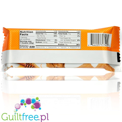 Power Crunch Peanut Butter Honey PUDEŁKO x 12 SZT - proteinowe wafelki ze stewią