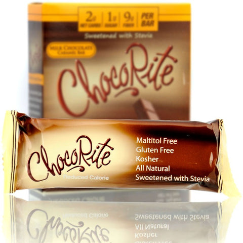 Healthsmart ChocoRite Milk Chocolate Caramel 100kcal - keto czekoladka z karmelem, ze stewią i erytrolem