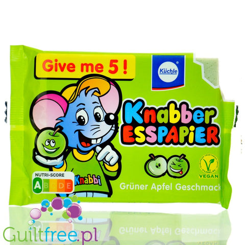 Küchle Knabber Esspapier - kolorowy papier jadalny bez cukru o smaku owocowym