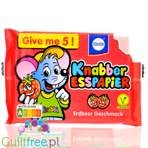 Küchle Knabber Esspapier - kolorowy papier jadalny bez cukru o smaku owocowym