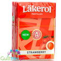Läkerol Strawberry 75g - skandynawska wegańska lukrecja bez cukru o smaku truskawkowym