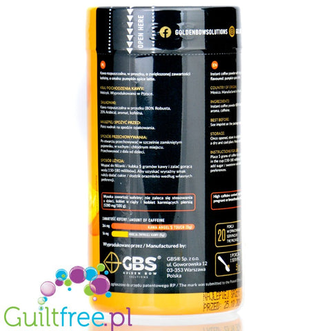 GBS Angel's Touch Pumpkin Spice Latte - caffeinated instant coffee