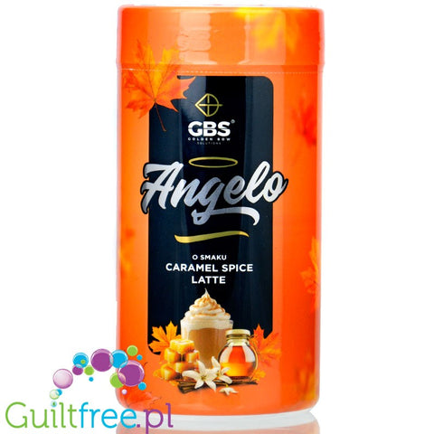 GBS Angelo Caramel Spice Latte - instant coffee with spicy caramel flavor, seasonal limited edition