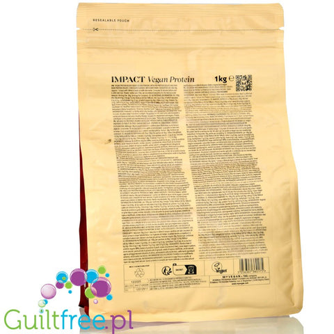 MyProtein Impact Vegan Protein Chocolate 1KG - chocolate protein supplement for vegans