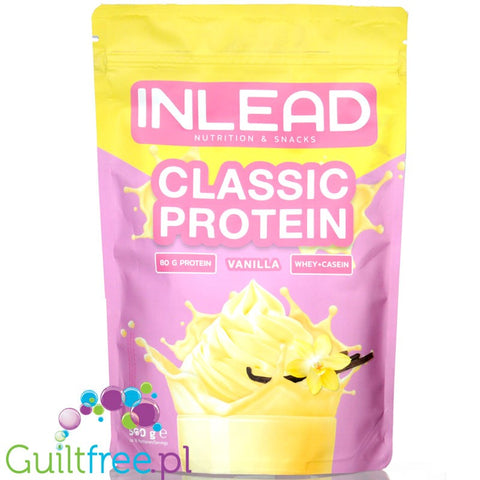 Inlead Classic Protein Vanilla - dense protein supplement Casein & WPC with vitamin B6, Vanilla