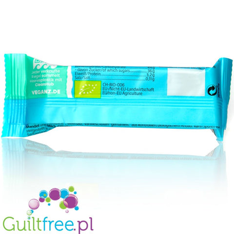 Veganz Choc Bar Coconut - organic vegan chocolate-covered coconut bar