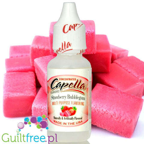 Capella Strawberry Bubblegum - concentrated strawberry bubblegum flavor without sugar and without fat