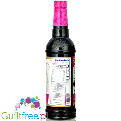 Jordan's Skinny Syrups Mocha - chocolate and coffee syrup for coffee and desserts without sugar and calories