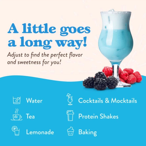 Jordan's Skinny Syrups Genie - syrop zero kalorii bez cukru, smak Błękitna Malina