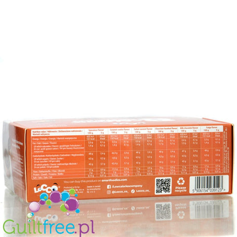 Locco Sampler Bestsellers - Zestaw Taste & Test  6 x 125g, niskotłuszczowe kremy do smarowania bez cukru 150kcal