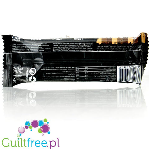 Warrior Raw Protein Flapjack Double Chocolate - owsiany baton białkowy ultra mało cukru