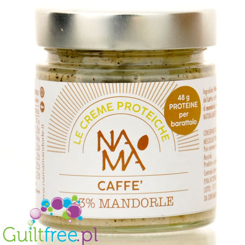 NaMa Le Creme Proteiche Caffè Mandorle - krem proteinowy migdałowo-kawowy bez cukru z erytrolem