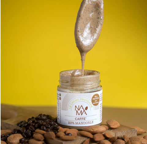 NaMa Le Creme Proteiche Caffè Mandorle - krem proteinowy migdałowo-kawowy bez cukru z erytrolem