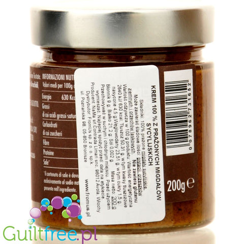 NaMa Crema Integrale di Mandorle - 100% cream made from roasted Sicilian almonds