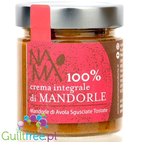 NaMa Crema Integrale di Mandorle - 100% cream made from roasted Sicilian almonds