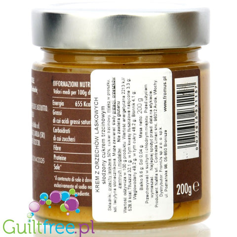 NaMa Crema Integrale di Nocciole - 100% sugar-free Sicilian hazelnut cream
