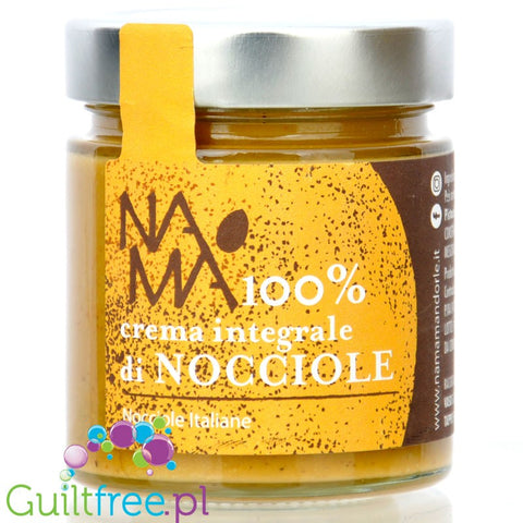 NaMa Crema Integrale di Nocciole - 100% sugar-free Sicilian hazelnut cream