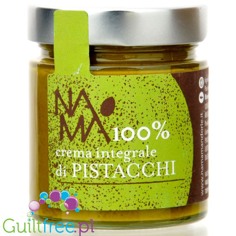 NaMa Crema Integrale di Pistacchi - Italian cream made from 100% Sicilian pistachios with no additives