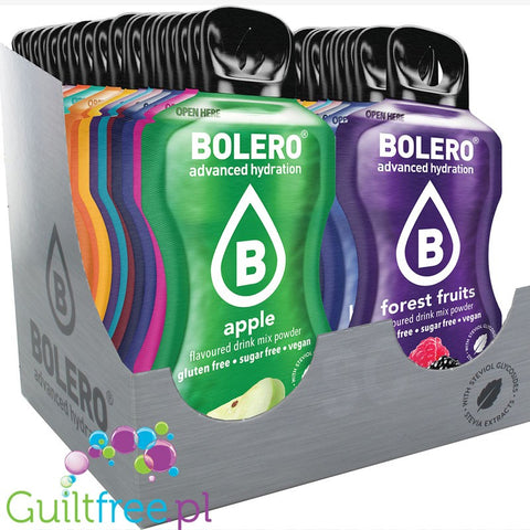 Bolero Drink Mix Smaków display 74 saszetek, każda inna, na około 45L wody