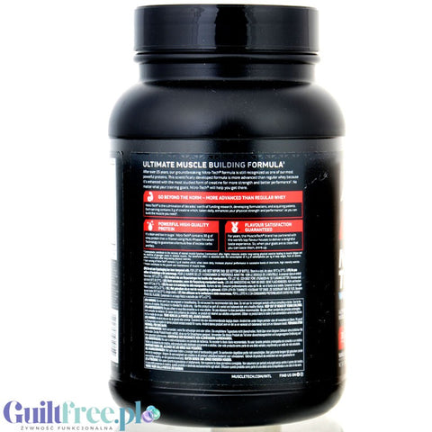 MuscleTech Nitro-Tech Whey Protein Vanilla Cream 0.9kg - whey protein, peri-workout nutrient with creatine