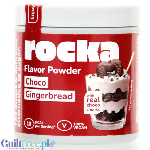 Rocka Nutrition Smacktastic Choco Gingerbread 90g - wegański słodzący aromat Pierników w czekoladzie