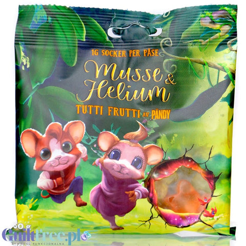 Pandy Candy Tutti Frutti - sour fiber jelly beans without sugar 45% less calories