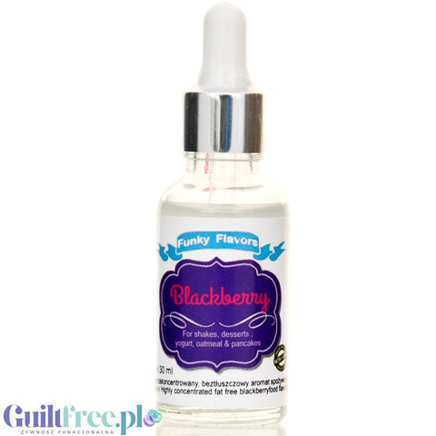Funky Flavors Basic Blackberry 30ml - Blackberry - Sugar Free & Fat Free Flavor.
