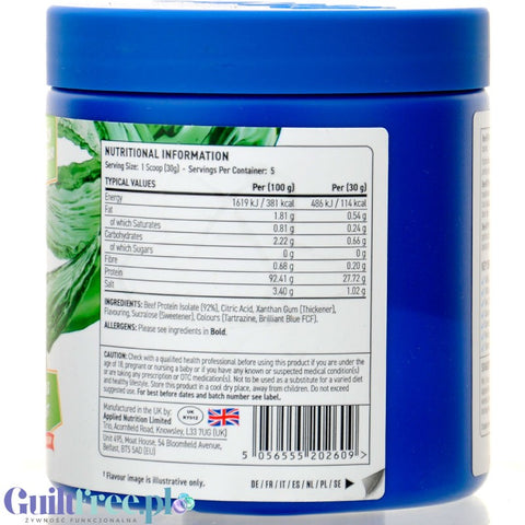 Applied Clear Beef XP Clear Beef Protein Citrus Twist - beef protein, dairy-free protein supplement 92% protein