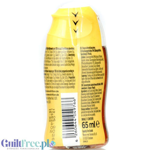 More Nutrition Zerup Hitschies Drachenzungen Peach for 8L - concentrated syrup for water without sugar and calories, Sour Peach