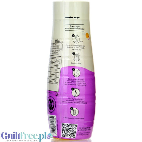 SodaStream No Sugar Passionfruit 440ml / 9L - syrop / koncentrat do wody bez cukru,  Marakuja