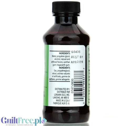 LorAnn Oils Bakery Emulsion, Pistachio professional aromatic emulsion without fat, Pistachio 118ml