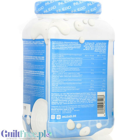 Inlead Classic Protein Neutral - casein protein nutrition for baking and cooking, without sweeteners and flavors