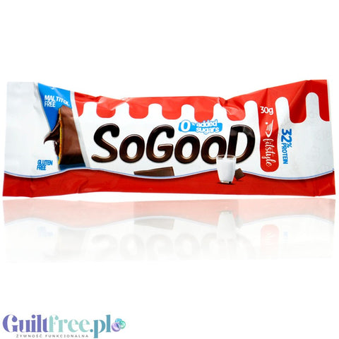FitStyle SoGood - wafelek w mlecznej czekoladzie z kremem orzechowym a la bueno