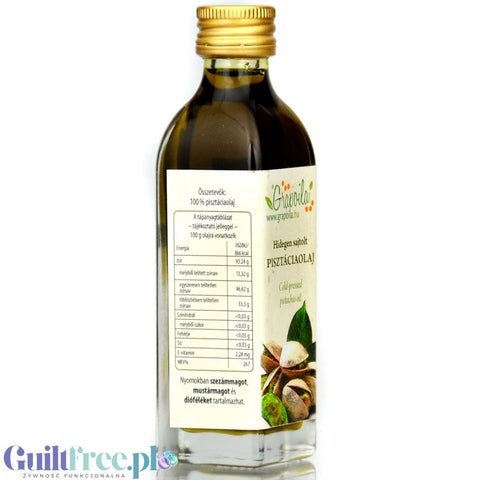 Grapoila Cold-Pressed Pistachio Oil - organic cold-pressed pistachio oil 40ml