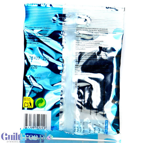 Clix Caramelos Mentol Eucalipto - sugar-free ice candy with eucalyptus-menthol flavor, lactose and gluten free