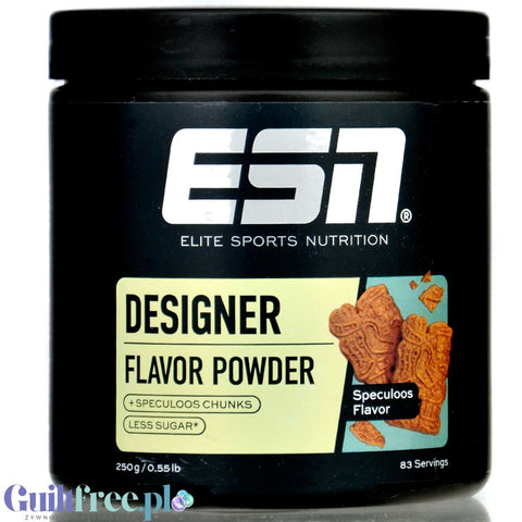 ESN Designer Flavor Powder Speculoos 250g - wegański aromat w proszku, Belgijskie Ciasteczka Korzenne
