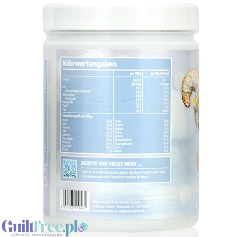 Rocka Nutrition NO WHEY Vanille Kipferl 300g - vegan protein supplement 5 protein sources, gluten free