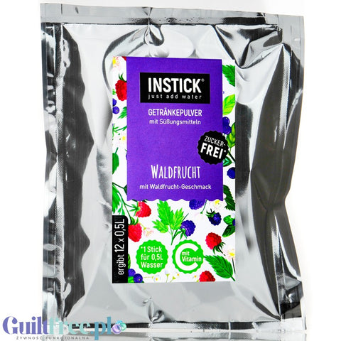InStick Forest Fruit XXL - sugar-free powdered drink concentrate for 18L, Forest Fruit
