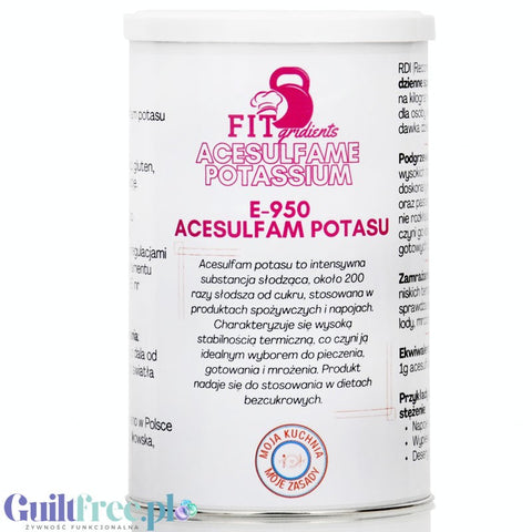 FitFood Purely Sweet Acesulfame-K, 100% pure concentrated sweetener