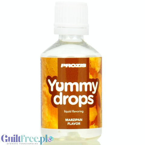 Prozis Yummy Drops Marzipan - słodzone kropelki smakowe, Marcepan