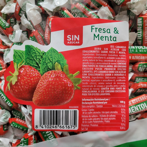 Mentolin Fresa & Menta sugar free candies