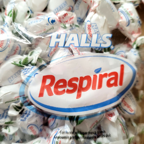 Halls Respiral Eucalyptus Menthol - eukaliptusowo-mentolowe cukierki bez cukru na wagę