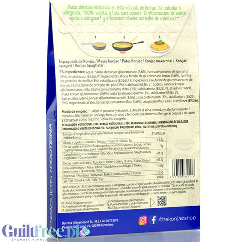 Konjac Shop Espaguetis + Proteina - proteinowy makaron konjak spaghetti 17kcal