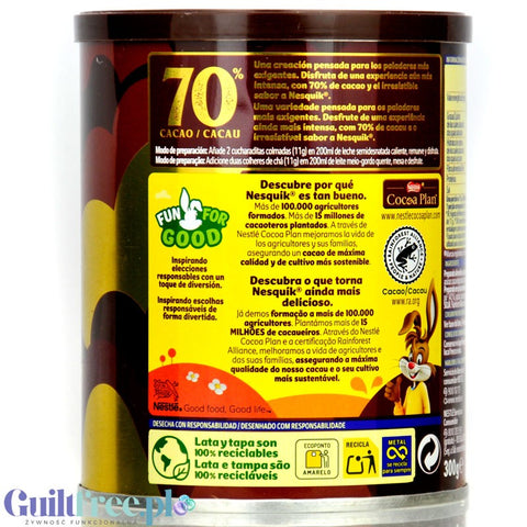 Nestlé Nesquik Intenso 70% Cacao - strong drinking cocoa 70%