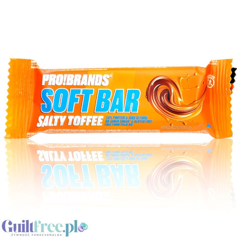 Pro!Brands Soft Bar Salty Toffee - miękki baton proteinowy 145kcal, Solone Tofi
